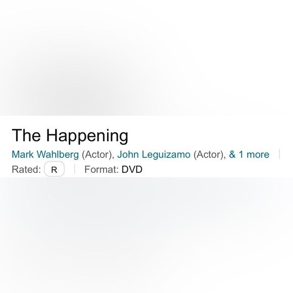 Preowned Like New The Happening DVD 2008 Walmart White Label Non Fiction Film. - Picture 9 of 14